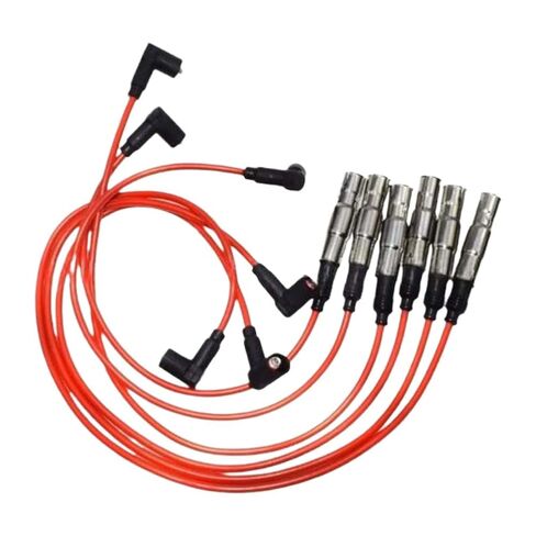 Spark Plug Wires Compatible with Part Numbers 021998031, 021998031A, 021998031D in Kuwait