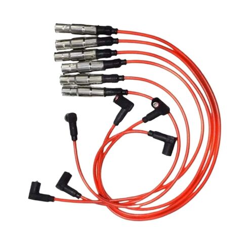 Spark Plug Wires Compatible with Part Numbers 021998031, 021998031A, 021998031D in Kuwait