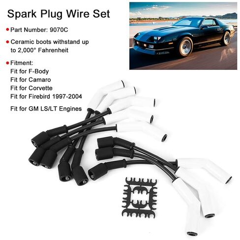 Plug Wire Ceramic Boot Ignition Cable Replacement 9070C Fit for LS LT Engines in Saudi Arabia
