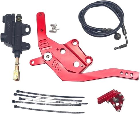 Untral bee Modified Dual-Caliper Brake Kit + Talaria XXX Foot Brake Kit, High-Performance Brake Accessories for Talaria XXX(White) in Kuwait