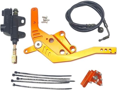 Untral bee Modified Dual-Caliper Brake Kit + Talaria XXX Foot Brake Kit, High-Performance Brake Accessories for Talaria XXX(White) in Kuwait