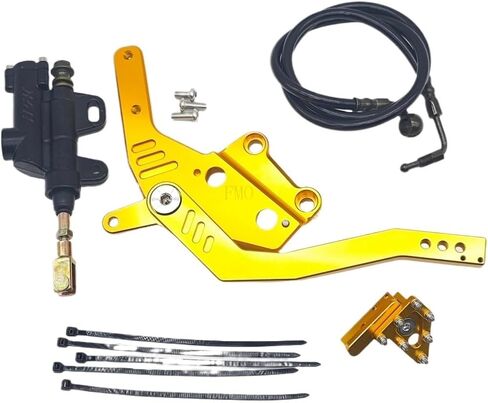 Untral bee Modified Dual-Caliper Brake Kit + Talaria XXX Foot Brake Kit, High-Performance Brake Accessories for Talaria XXX(White) in Kuwait