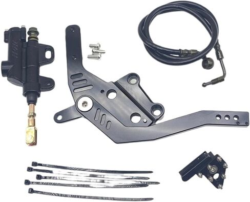 Untral bee Modified Dual-Caliper Brake Kit + Talaria XXX Foot Brake Kit, High-Performance Brake Accessories for Talaria XXX(White) in Kuwait
