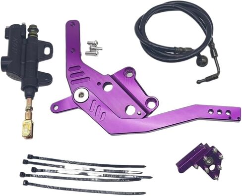 Untral bee Modified Dual-Caliper Brake Kit + Talaria XXX Foot Brake Kit, High-Performance Brake Accessories for Talaria XXX(White) in Kuwait