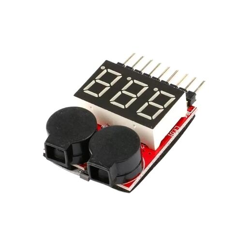 1-8S يبو ليثيوم أيون Fe بطارية الجهد 2IN1 مؤشر اختبار الجهد المنخفض الجرس إنذار سيارة قارب LED 3.7-30 فولت مكبر الصوت المزدوج in Kuwait