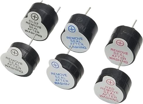 10pcs/lot 12065 12 * 6.5mm 12095 12 * 9.5mm Active Buzzer 3V/5V/12V Active Buzzer Magnetic Long Continous Beep Tone(12095 5V) in Saudi Arabia