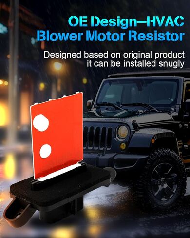 مقاوم محرك منفاخ التيار المتردد ECCPP مناسب لـ 2004-2012 لـ Chevy Malibu/2005-2010 لـ Pontiac G6/2007-2009 لوحدة التحكم في مقاومة منفاخ سخان Saturn Aura HVAC RU376، RU376T، 973-509، 973-159 in Kuwait