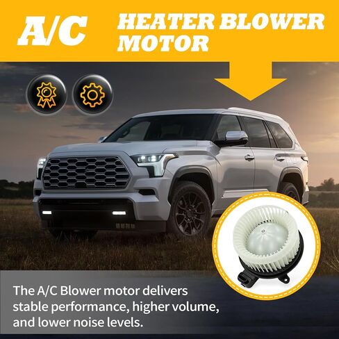 مجموعة محرك منفاخ سخان HVAC 700298 متوافقة مع سيينا 2011-2020 سيكويا 2008-2022 ES350 2015 ES300h 2015-2018 871030C051 8710333140 in Kuwait