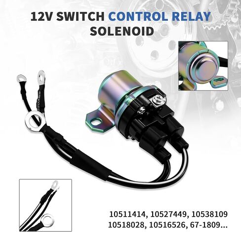 12 فولت مفتاح التحكم في التتابع الملف اللولبي 10511414 متوافق مع Delco 39MT REMY PLGR Starter استبدال 10527449 10538109 10516526 10518028 67-1809 4 محطة in Kuwait
