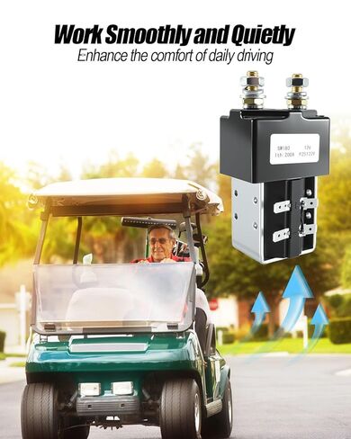 SW181 DC موصل الملف اللولبي 12V 200A المستمر 1000 أمبير الذروة متوافق مع EZGO Club CAR Yamaha Golf Cars in Kuwait