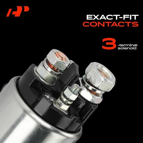 A-Premium Starter Solenoid Compatible with Chevrolet, GMC, Buick, Cadillac, Isuzu, Oldsmobile, Pontiac Models - Camaro, Yukon, Regal, Savana 1500/2500, Blazer, Caprice, Century - 12V in Kuwait