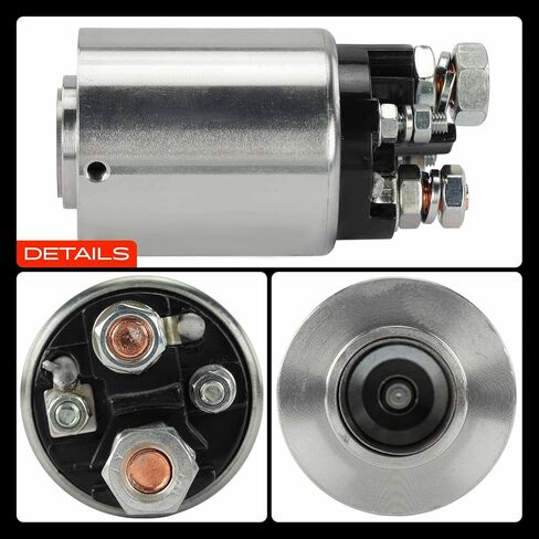 A-Premium Starter Solenoid Compatible with Chevrolet, GMC, Buick, Cadillac, Isuzu, Oldsmobile, Pontiac Models - Camaro, Yukon, Regal, Savana 1500/2500, Blazer, Caprice, Century - 12V in Kuwait
