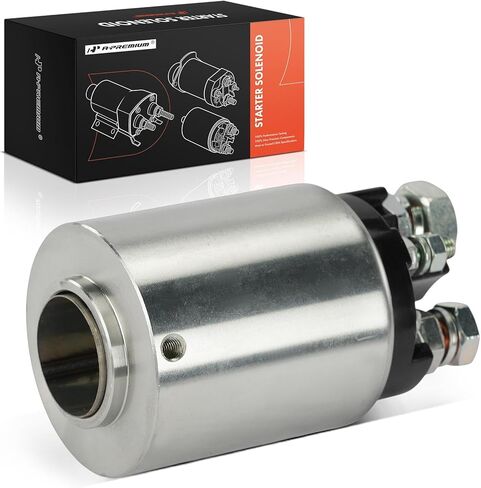 A-Premium Starter Solenoid Compatible with Chevrolet, GMC, Buick, Cadillac, Isuzu, Oldsmobile, Pontiac Models - Camaro, Yukon, Regal, Savana 1500/2500, Blazer, Caprice, Century - 12V in Kuwait