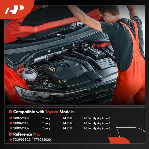 قناة دخول هواء المحرك A-Premium متوافقة مع Toyota Camry 2007 2008 2009، 2.4L in Kuwait