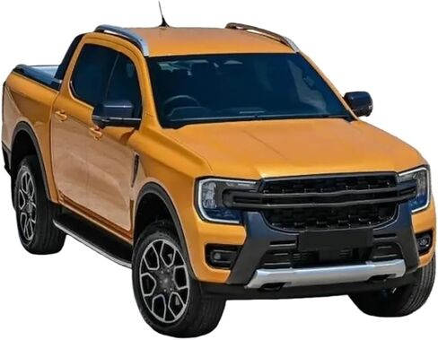 قضبان الدرجات الجانبية لوحات الجري المتوافقة مع Ford Ranger P703 2023 2024 2 قطعة من البلاستيك والألومنيوم in Kuwait