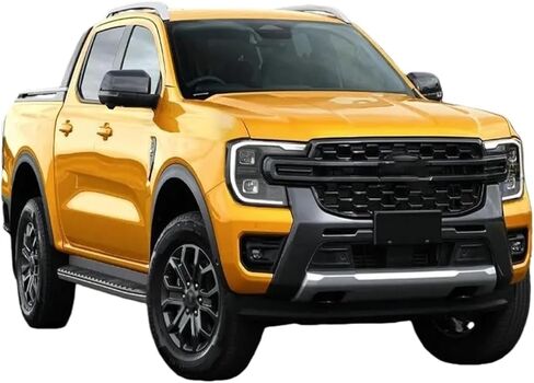 قضبان الدرجات الجانبية لوحات الجري المتوافقة مع Ford Ranger P703 2023 2024 2 قطعة من البلاستيك والألومنيوم in Kuwait