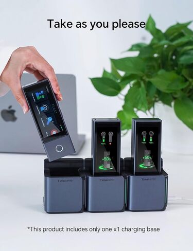 Timekettle X1 AI Translation Center Earbuds Charging Dock. Magnetic Stacking Design Saves Space, Ideal for Offices, Schools, and Multi-User environments. in Kuwait