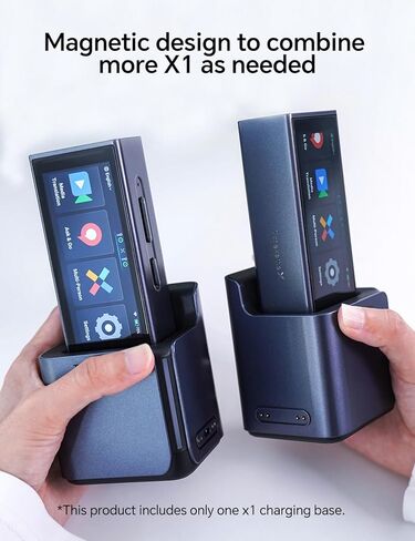 Timekettle X1 AI Translation Center Earbuds Charging Dock. Magnetic Stacking Design Saves Space, Ideal for Offices, Schools, and Multi-User environments. in Kuwait