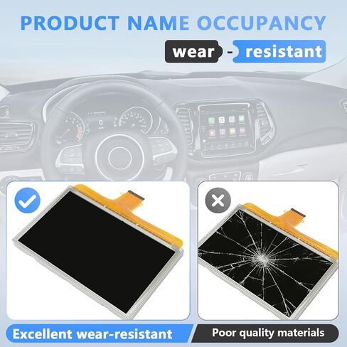 8" Touch Screen with LCD Digitizer Compatible with 2014-2018 Silverado/Sierra, 2015-2019 Tahoe/Yukon/Suburban, 2015-2020 Colorado/Canyon, 2017-2019 Terrain/Acadia Replace # DJ080PA-01A, DJ080PA-01G in Kuwait