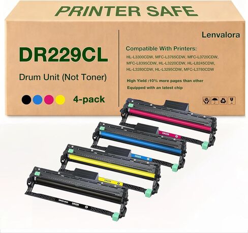 DR229CL Drum Unit Replacement for Brother DR-229CL DR229CL Drum Compatible for MFC-L3720CDW MFC-L3765CDW MFC-L3780CDW HL-L3220CDW HL-L3280CDW HL-L3300CDW HL-L3295CDW L8245CDW MFC-L8395CDW Printer in Saudi Arabia