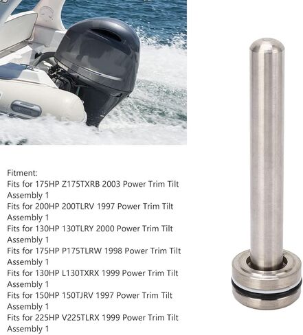 Tilt Trim Piston Sub Assy 64E 43820 00 Replacement for 115 Outboard Motors Compatible with OEM Piston Assembly in Kuwait