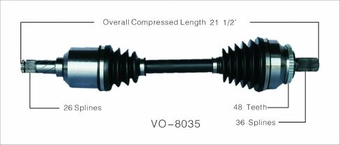 VO-8035 CV Axle Shaft in Saudi Arabia
