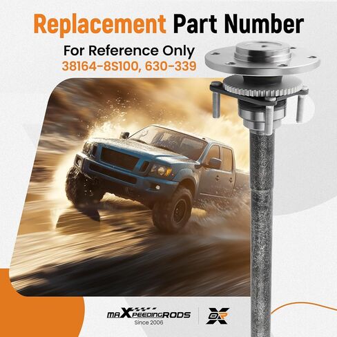 maXpeedingrods Rear Drive Axle Shaft Assembly for Nissan Titan 2004 2005 2006 2007 5.6L V8, Left or Right Side, Replace# 630-339, 381648S100 in Kuwait