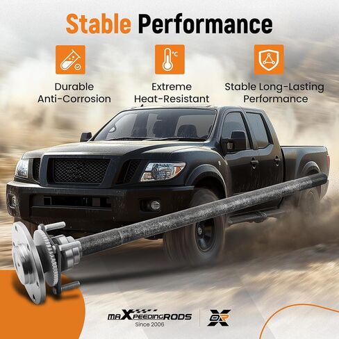maXpeedingrods Rear Drive Axle Shaft Assembly for Nissan Titan 2004 2005 2006 2007 5.6L V8, Left or Right Side, Replace# 630-339, 381648S100 in Kuwait