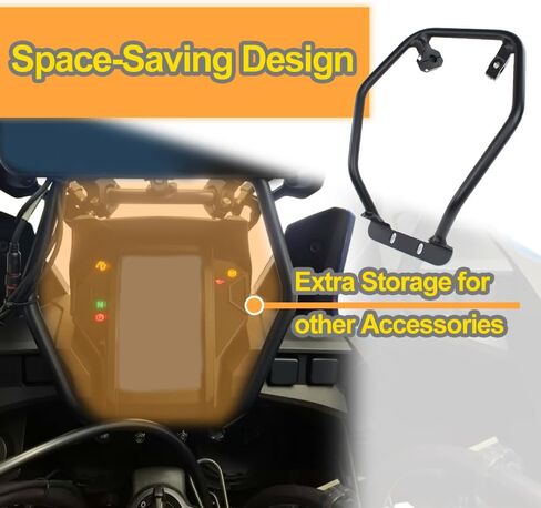 Windscreen Brace Fit for Africa Twin (Standard and Adventure Sport Models) 2016-2019 Motorcycle Windshield GPS Bar Mount Bracket in Kuwait