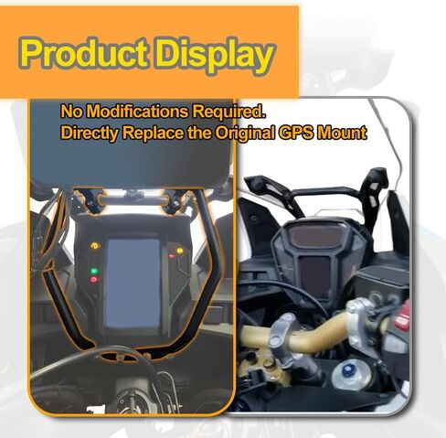 Windscreen Brace Fit for Africa Twin (Standard and Adventure Sport Models) 2016-2019 Motorcycle Windshield GPS Bar Mount Bracket in Kuwait