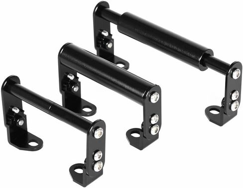 حامل مشبك تثبيت على الهاتف قابل للتعديل من Monkey125 متوافق مع Monkey 125 Grom MSX 125 CNC لملحقات الدراجات النارية على المقود (أسود) in Kuwait