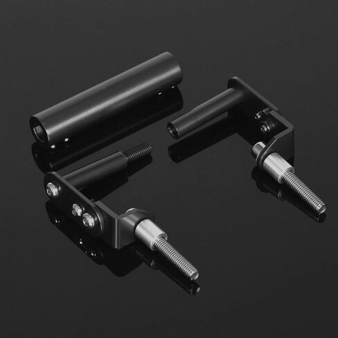 حامل مشبك تثبيت على الهاتف قابل للتعديل من Monkey125 متوافق مع Monkey 125 Grom MSX 125 CNC لملحقات الدراجات النارية على المقود (أسود) in Kuwait