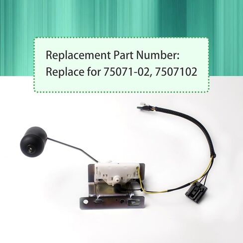 75071-02 Gas Tank Fuel Level Sender Sending Unit Fuel Compatible with Har’Ley Davidson FLHTCUI, FLHTCI, FLTRI, FLHTPI, FLHT 2002-2005 Fuel Sending Unit Level Sensor Replace 7507102 in Kuwait