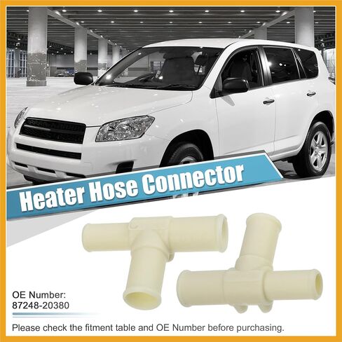 2 قطعة سخان انبوب ماء لتويوتا RAV4 2006 2007 2008 2009 سخان خرطوم المحملة أنبوب تسخين T-موصل استبدال 87248-20380 8724820380 استبدال in Kuwait