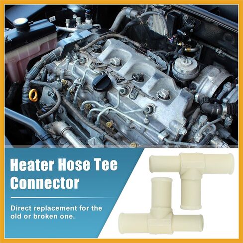 2 قطعة سخان انبوب ماء لتويوتا RAV4 2006 2007 2008 2009 سخان خرطوم المحملة أنبوب تسخين T-موصل استبدال 87248-20380 8724820380 استبدال in Kuwait