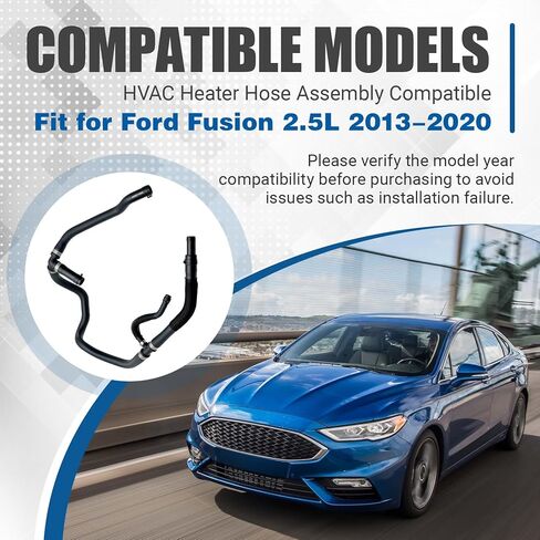 DG9Z-18472-AA مجموعة خرطوم سخان HVAC مناسبة لاستبدال Ford Fusion 2.5L 2013-2020 KH-815 DG9Z-18472-H KH-686 in Kuwait