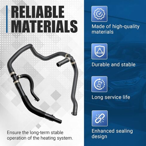 DG9Z-18472-AA مجموعة خرطوم سخان HVAC مناسبة لاستبدال Ford Fusion 2.5L 2013-2020 KH-815 DG9Z-18472-H KH-686 in Kuwait