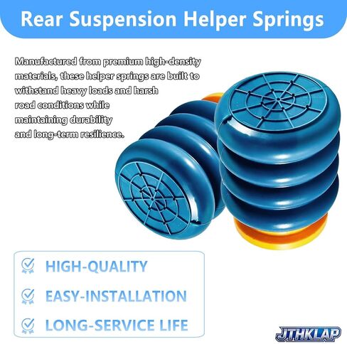 SSR-204-40 Rear Suspension Helper Springs Bump Stops Compatible with 2000-2020 Chevy Tahoe Suburban, GMC Yukon 1500, Savana, Express - Rear Suspension Enhancement Kit Pair in Saudi Arabia