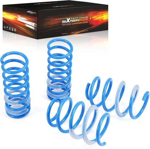 نوابض خفض maxpeedingrods لسيارة Ford Focus ST 2013-2018، SAE 9254 مجموعة خفض نوابض ملفوفة عالية الشد، أزرق in Kuwait