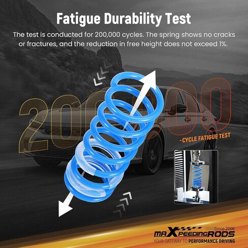نوابض خفض maxpeedingrods لسيارة Ford Focus ST 2013-2018، SAE 9254 مجموعة خفض نوابض ملفوفة عالية الشد، أزرق in Kuwait