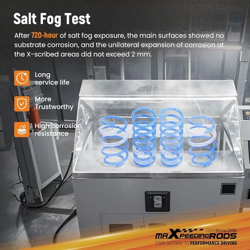 نوابض خفض maxpeedingrods لسيارة Ford Focus ST 2013-2018، SAE 9254 مجموعة خفض نوابض ملفوفة عالية الشد، أزرق in Kuwait