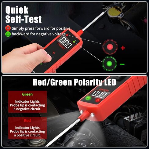 P55Pro Power Circuit Probe Automotive Circuit Tester, 12V 24V Car Electrical Tester, Digital Display Circuit Test Tool for Auto Repair Mechanics & DIY Enthusiasts in Saudi Arabia