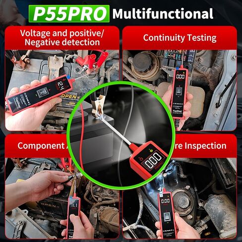P55Pro Power Circuit Probe Automotive Circuit Tester, 12V 24V Car Electrical Tester, Digital Display Circuit Test Tool for Auto Repair Mechanics & DIY Enthusiasts in Saudi Arabia