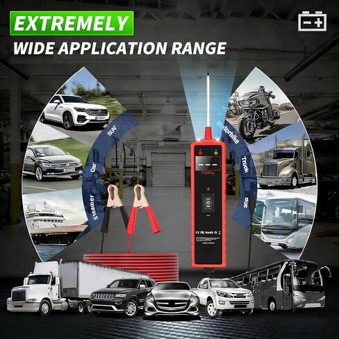 P55Pro Power Circuit Probe Automotive Circuit Tester, 12V 24V Car Electrical Tester, Digital Display Circuit Test Tool for Auto Repair Mechanics & DIY Enthusiasts in Saudi Arabia