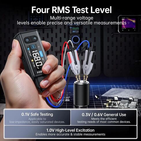 LCR-ST2 2 في 1 جسر الملقط الرقمي LCR ESR متر SMD اختبار كلفن كليب المكونات الإلكترونية أداة اختبار متعددة الوظائف (مجموعة LCR-ST2 2) in Kuwait