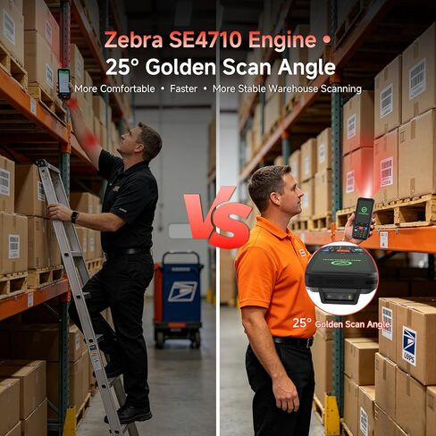 Android Barcode Scanner F1, Android 15 Handheld PDA w/Zebra SE4710 Engine, 4 inch Touchscreen Industrial Mobile Computer, IP67 Data Terminal Inventory Scanner for Warehouse Retail Logistics in Saudi Arabia