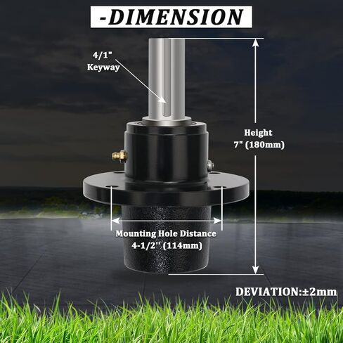 Spindle Assembly Replaces SCAG 46020 461663 46400 46631 Ferris 1530301(with Zerk Fitting) in Kuwait