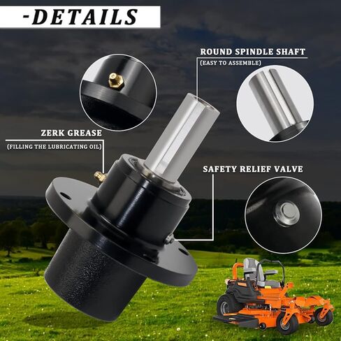 Spindle Assembly Replaces SCAG 46020 461663 46400 46631 Ferris 1530301(with Zerk Fitting) in Kuwait