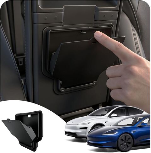 Tesla Armrest Hidden Storage Box, Secret Compartment for Tesla New Model Y Juniper (Standard, Premium, Performance 2026 2025) and Model 3 Highland (Standard, Premium, Performance 2026 2025 2024) in Saudi Arabia