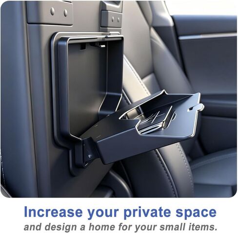 Tesla Armrest Hidden Storage Box, Secret Compartment for Tesla New Model Y Juniper (Standard, Premium, Performance 2026 2025) and Model 3 Highland (Standard, Premium, Performance 2026 2025 2024) in Saudi Arabia